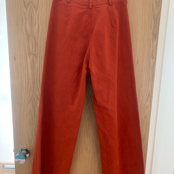 Jesse Kamm Sailor Pants Wide Leg in Iron Oxide - Picture 3 of 5